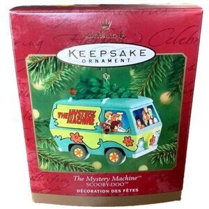 2000 HALLMARK KEEPSAKE SCOOBY-DOO MYSTERY MACHINE HOLIDAY CHRISTMAS ORNAMENT